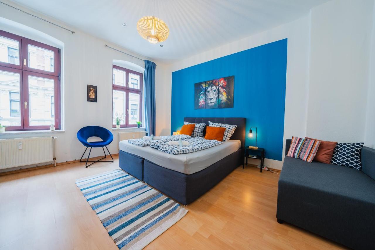 Blue Chili 08 - Magdeburg 2-Zimmer Altbau, Wi-Fi, 5 Pax Exterior foto